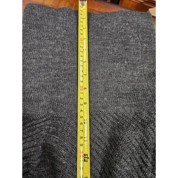 Soft Surroundings Gray Wool Blend Cape Poncho Fall Winter Sweater Lagenlook - Picture 10 of 10